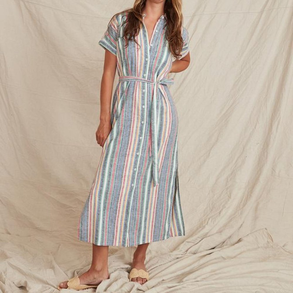 Marin Layer Striped Shirt Dress
